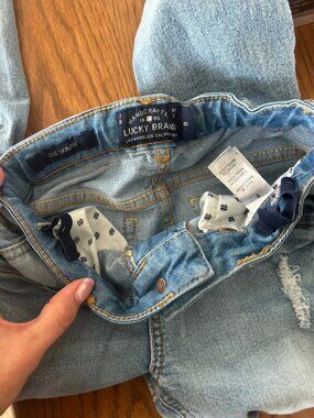 Lucky brand skinny jeans adjustable size 8
